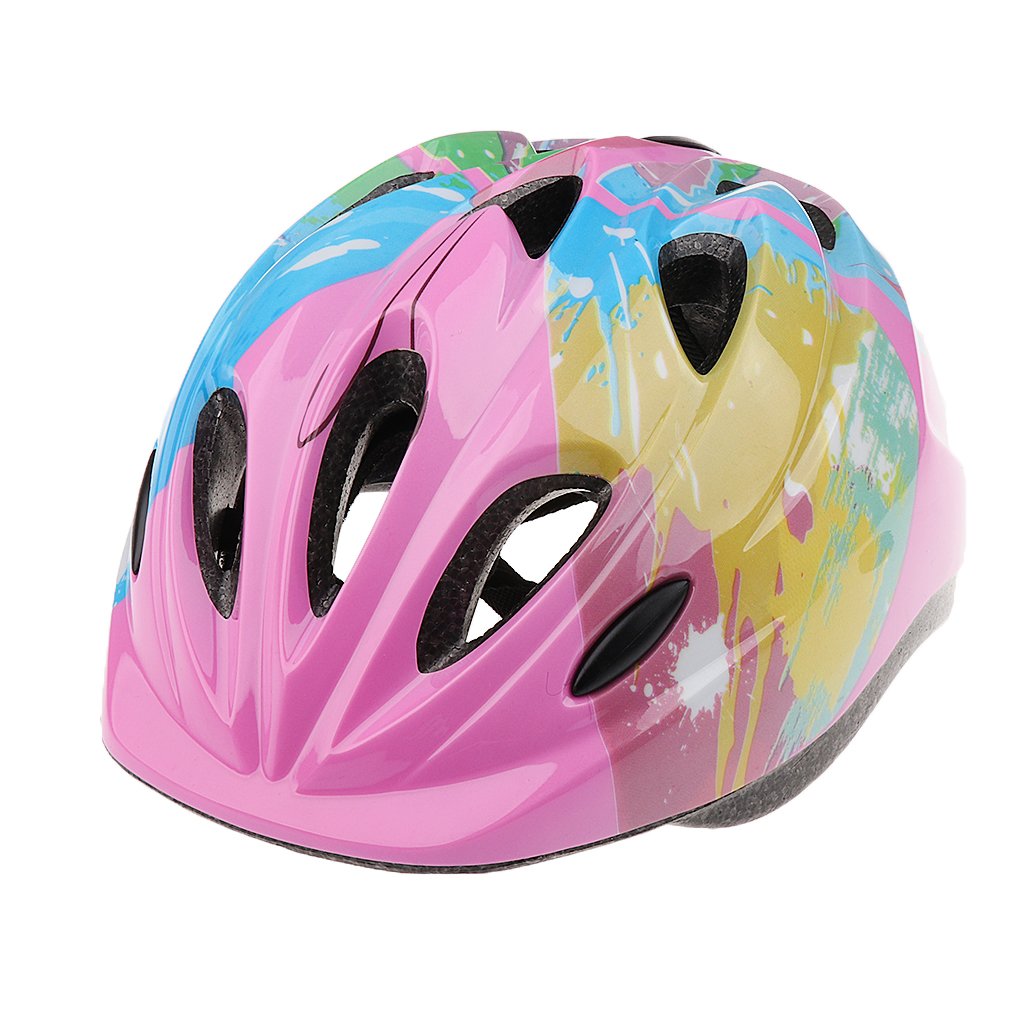 Perfeclan Set Casco Protettivo per Bambini Sport/Protezioni in Schiuma per Scooter, Skateboard, Ciclismo