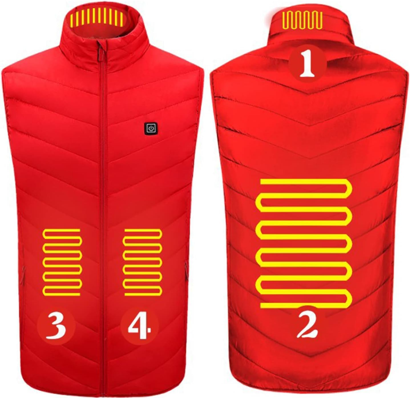 Gilet chauffant lavable USB un cadeau chaleureux pour les chasseurs