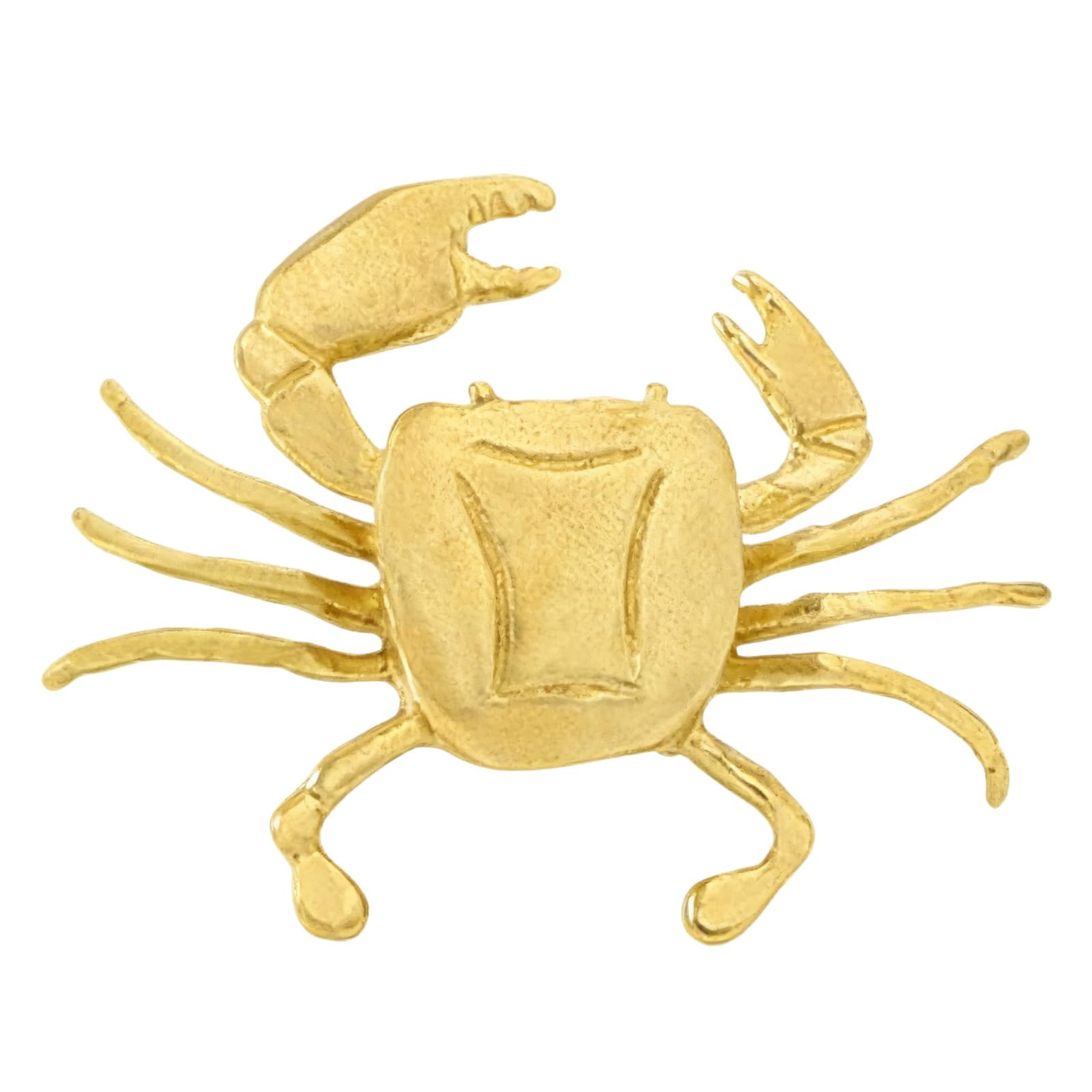 Tsophreniq Primary Color Brass Crabs Cabinet Knobs, Small Crabs Drawer Pulls For Kitchen Wardrobe, Decorative Hardware Brass Dressers Knob Kitchen Cabinet Door Handle Wardrobe Pulls