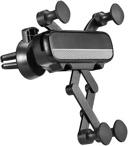 Miniatura 1 de Soporte de teléfono para teléfono de automóvil diseño mejorado Soporte de teléfono mini por gravedad para iPhonesmartphone, clip de ventilación de