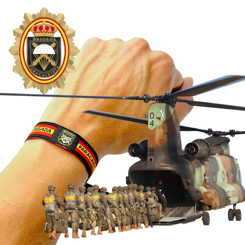 BDM Bracciale da Paracadutismo, paracadutista Militare Spagnolo, Accessori per Paracadute, Caduta Libera di Sopravvivenza
