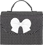 Kunstleder Küstenluder Damen Handtasche Marge Polka Dot Tasche Schwarz