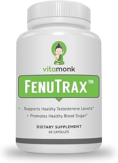 VitaMonk FenuTrax™ Fenugreek Extract Powerful 50% Fenugreek Seed Extract Standardized for Fenuside - High Furostanol Glycoside and Saponin Content When Compared to Testofen - 60 Capsules