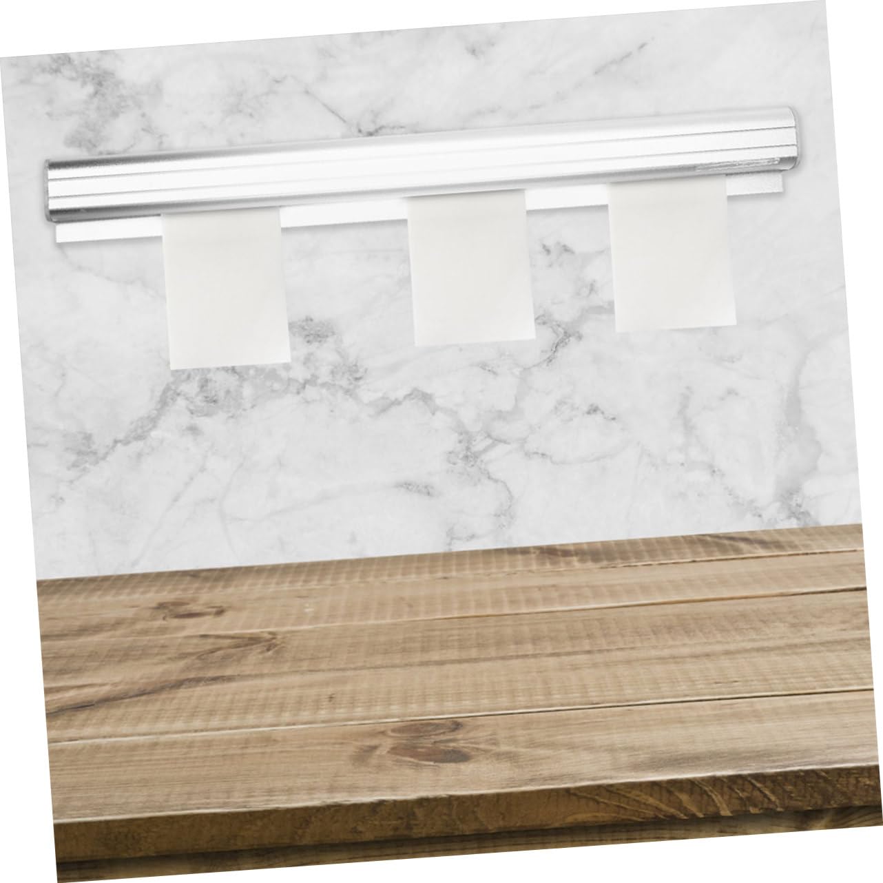 EXCEART 2St Einzelklemme Kassenzettelhalter Kompakter Bestellungsfixierer Küchenticket-Halter Spike-Beleghalter für den Schreibtisch Lebensmittel-Truck-Zubehör Aluminiumlegierung Silver