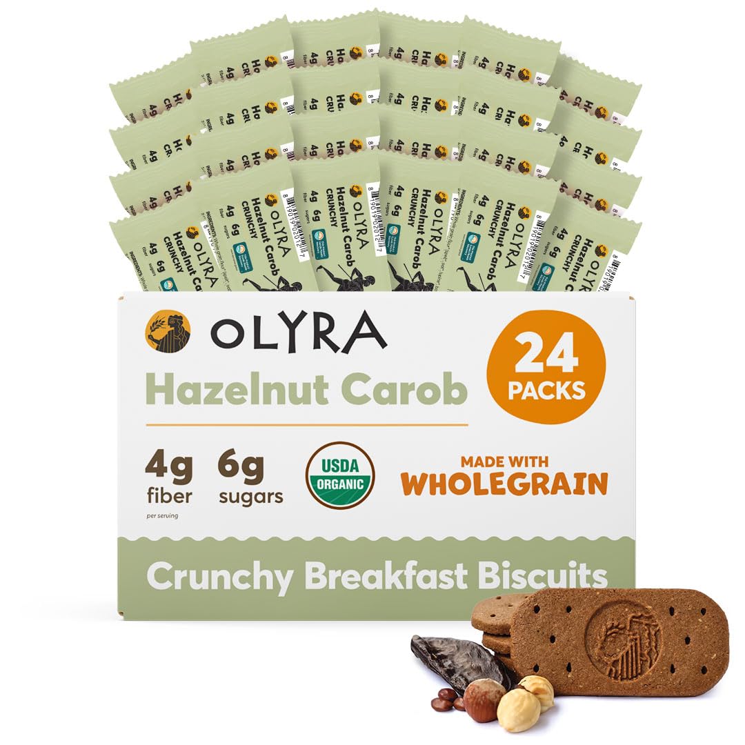 Olyra Hazelnut Carob Breakfast Biscuits