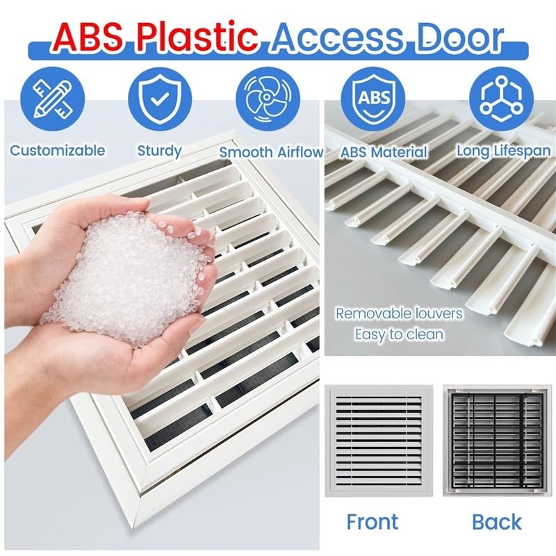 Grille de ventilation blanche pour assainir l'air de la maison