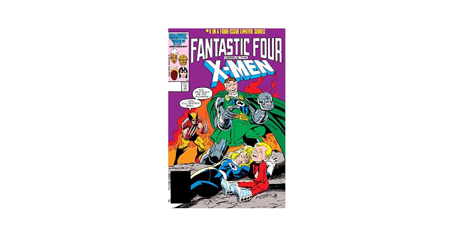 Amazon.com: Fantastic Four vs. X-Men (1987) #1 (of 4) eBook