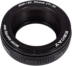 KECAY M42 42mm to 42mm Mount Focusing Helicoid Ring Adapter 17mm - 31mm Black KECAY M42 42mm to 42mm Mount Focusing Helicoid Ring Adapter 17mm - 31mm Black