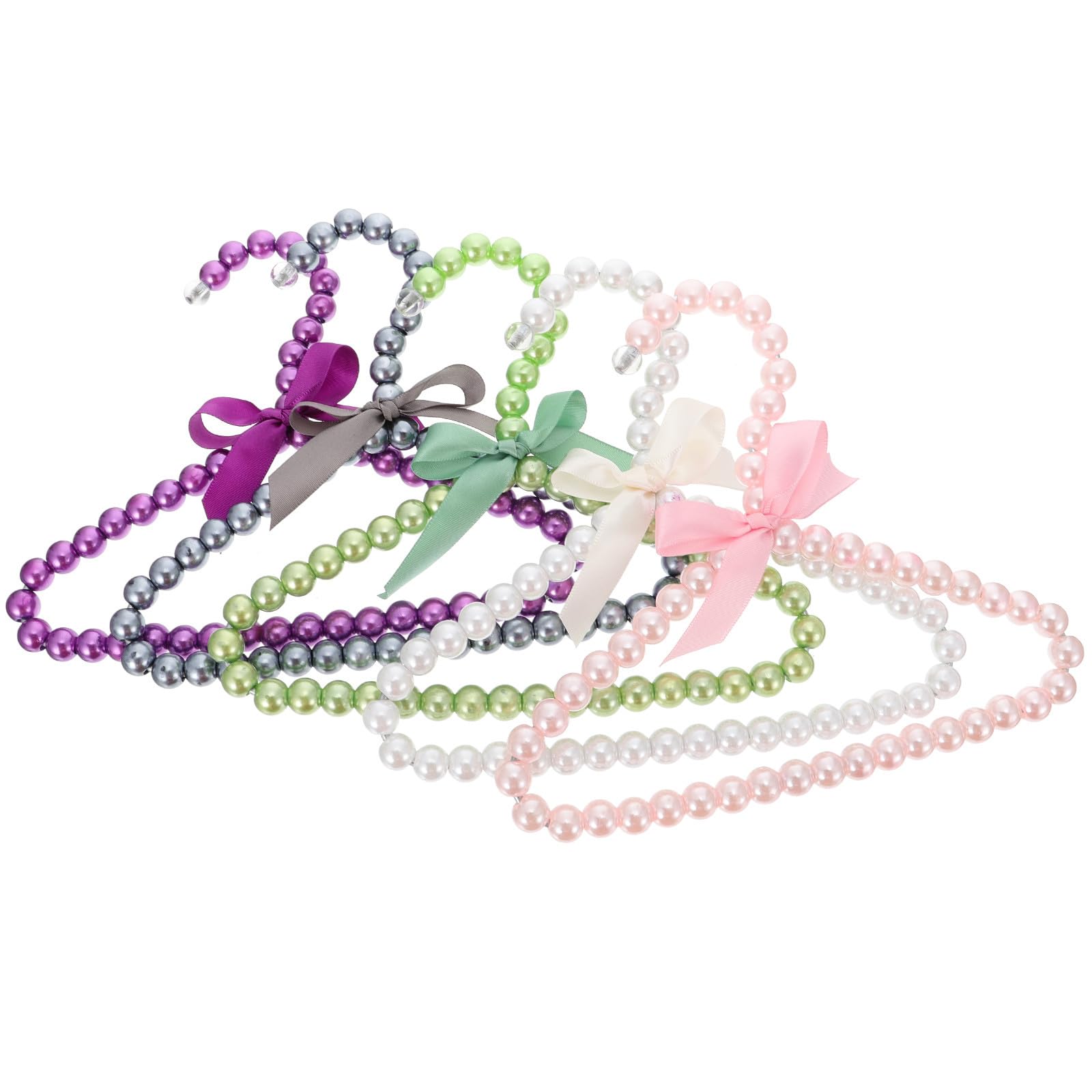 Cintres pour vêtements de chien avec perles et nœud pour chouchouter votre petit compagnon