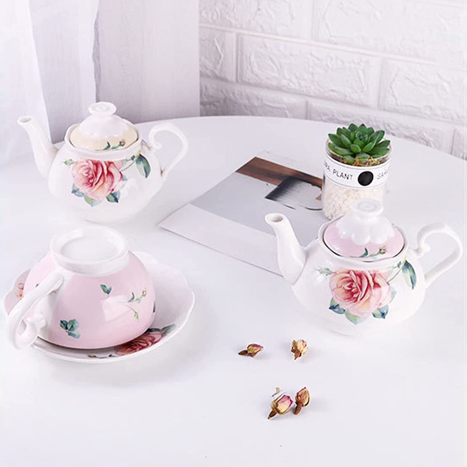 Amazon | 紅茶 ポット ティーセット 1 のティーポットとカップ