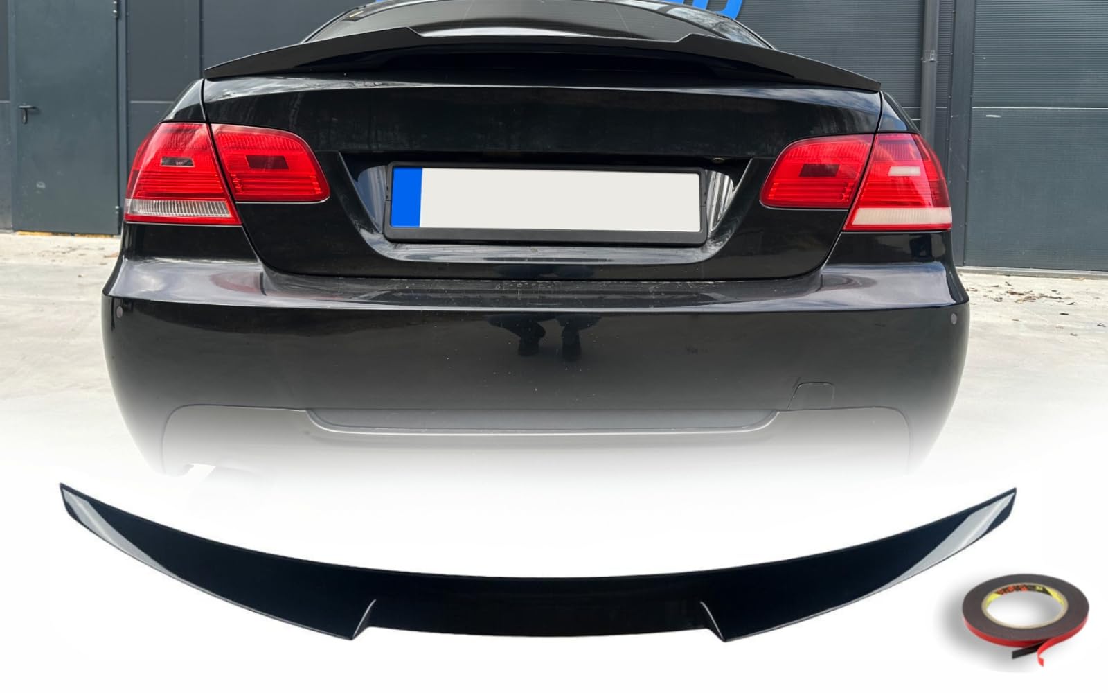 MpTuned E92 M4 Style Spoiler posteriore lucido nero per BMW Serie 3 2007 2008 2009 2010 2011 2012 2013 Coupe 318i 320i 330i 335i M3 318d 320d 330d 335d