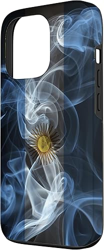 Vista 20 de iPhone 11 Smoky Argentina Flag - Funda de orgullo argentino estilo humo