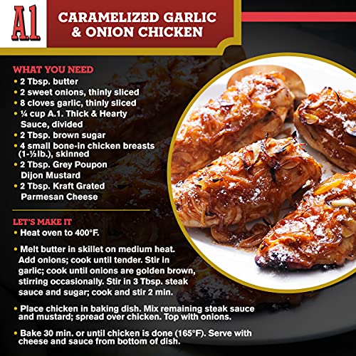 A.1. Thick & Hearty Sauce (10 Oz Bottle) #TOP5