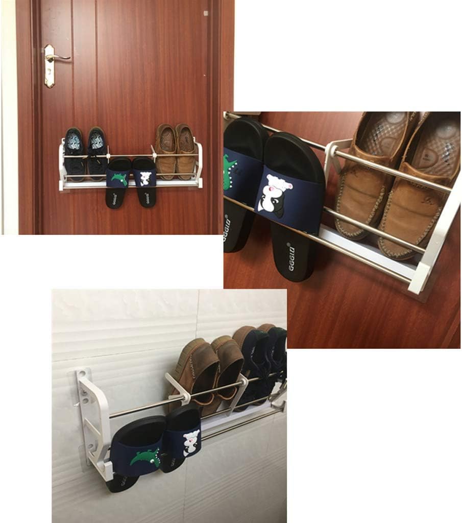 Modern Plastic Shoe Rack White Door Hanging Coat Rack Household Storage Rack Dustproof Detachable Multilayer