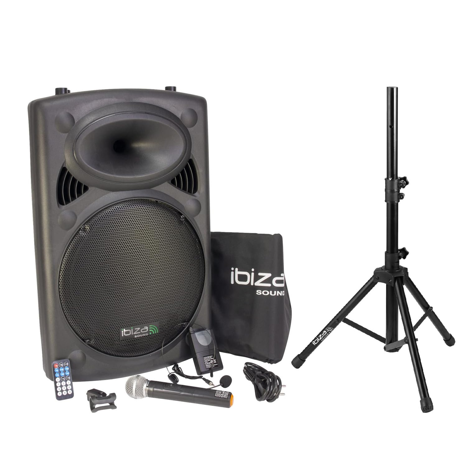 Cassa Attiva Ibiza SLK15A-TWS Da 15'' - 800W Con Bluetooth, USB E Funzione TWS Per Feste E Locali - Foto 2