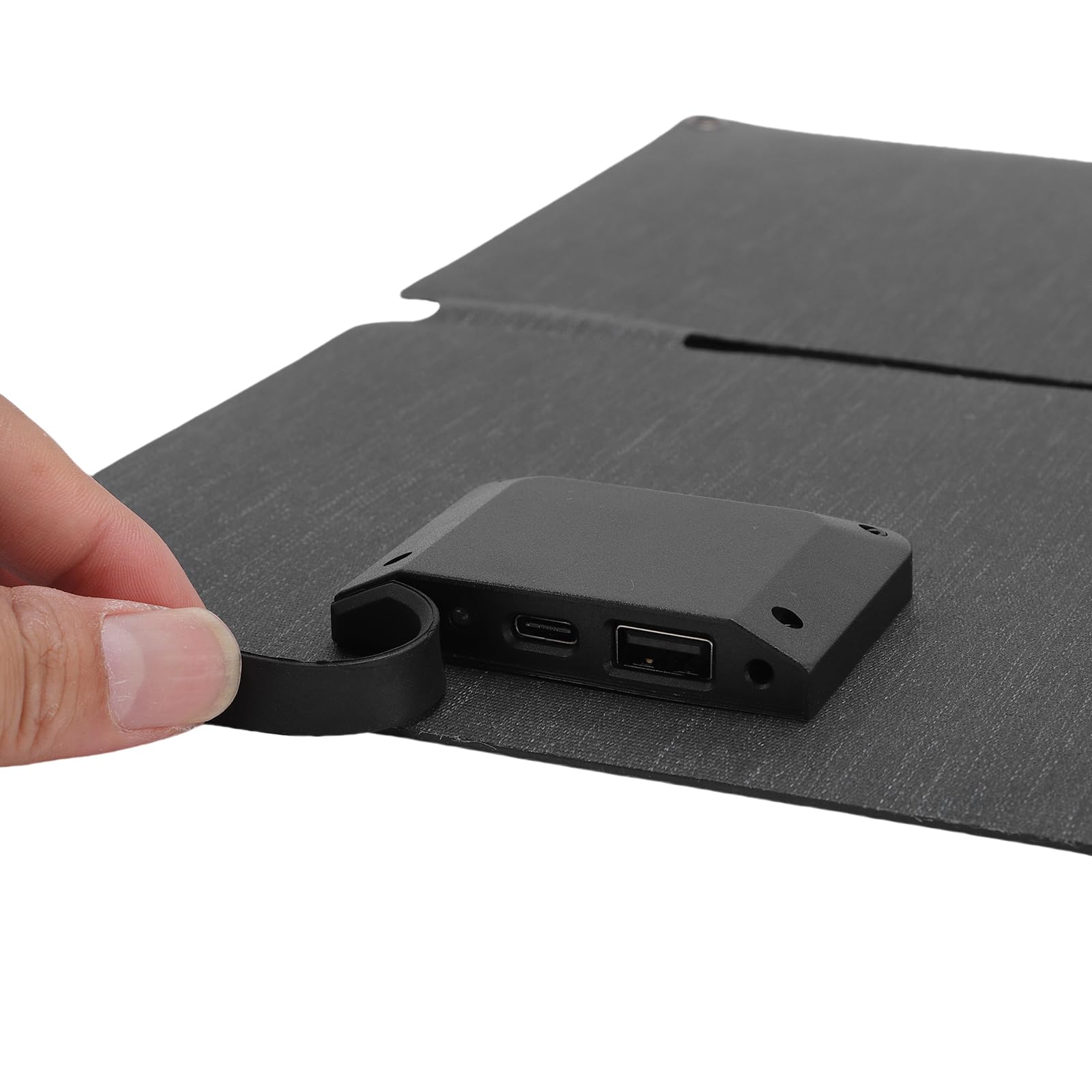 Generic Chargeur solaire portable 16 W, panneau de charge solaire pliable en silicium monocristallin ETFE avec ports USB pour camping, randonnée, téléphones et batteries externes.