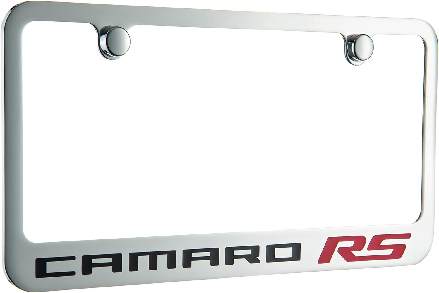 Camaro RS Chromed License Frame, Officially Licensed.