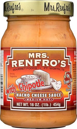 Mrs. Renfro's Salsa de queso nacho con chipotle, 16 oz