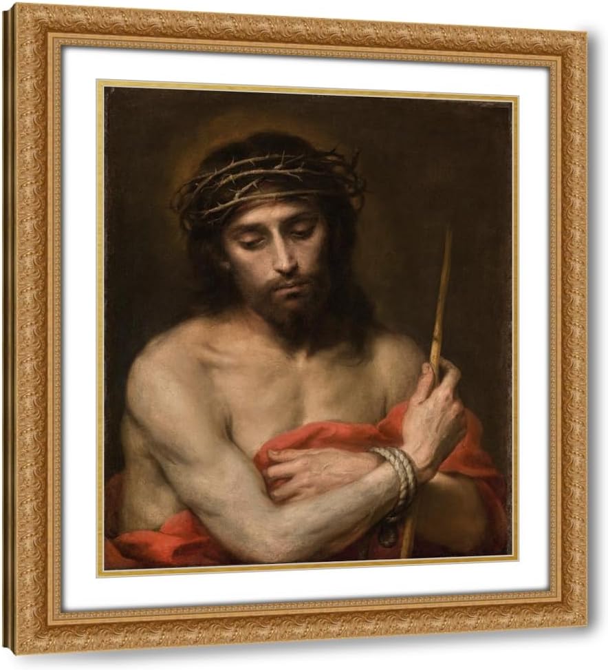 ArtDirect Ecce Homo Custom Framed Art Print Giclee Print or Canvas Options with Various Sizes and Customization by Bartolomé Estebán Murillo