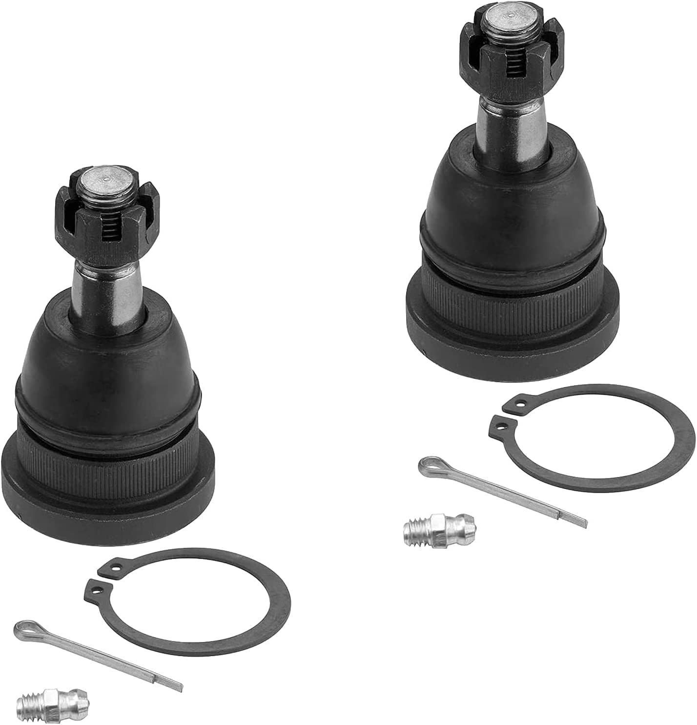 Detroit Axle - Front 4pc Ball Joints for Nissan Titan Pathfinder Armada Infiniti QX56, 4 Lower & Upper Ball Joints Replacement