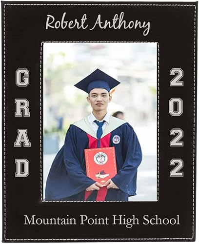 CustomGiftsNow Clase de posgrado personalizada 2022 2023 2024  Cuero sintético para colgarrecuerdo de mesa, celebración, memoria, piel sintética,