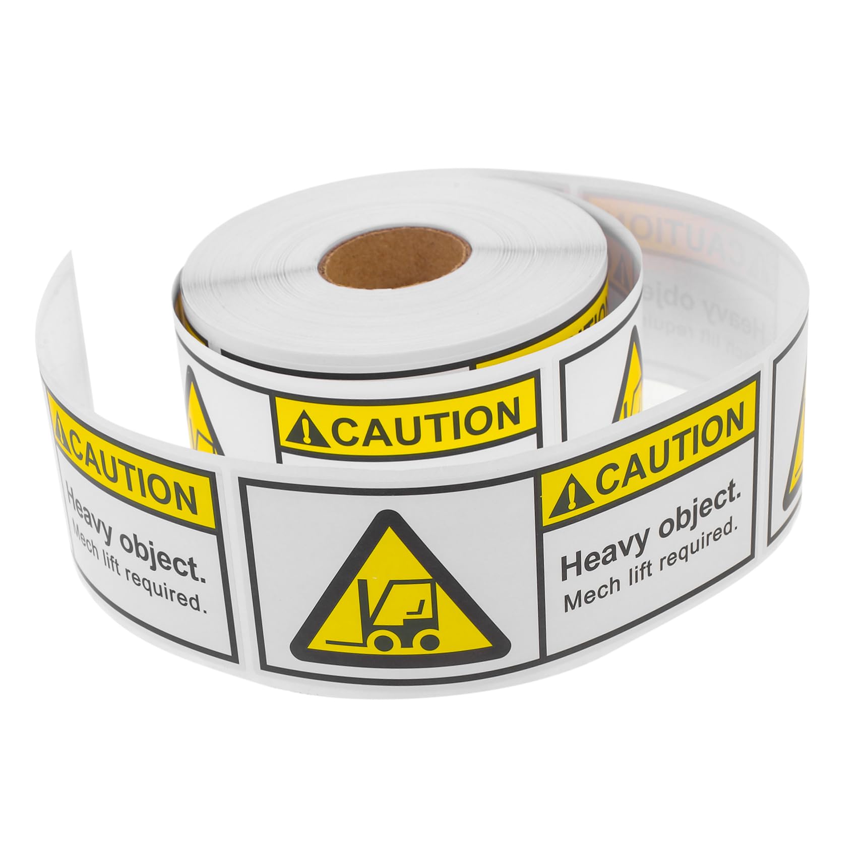 2rollen Roll Verpackungsetiketten Caution Heavy Labels Aufkleber Für Umzüge Lager Und Versand Große Haftetiketten Für Übergewicht Selbstklebend