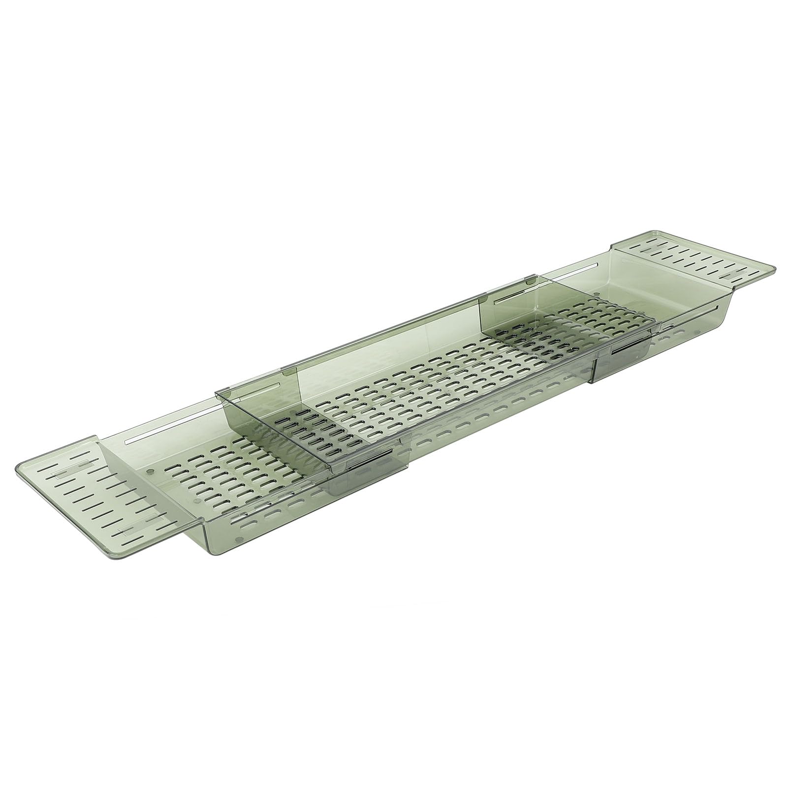 Plateau de Baignoire Réglable pour Baignoire avec Plusieurs Trous de Drainage, Extensible de 56,5 Cm à 80 Cm, Matériau PET de qualité Supérieure, adapté à Différents Types de