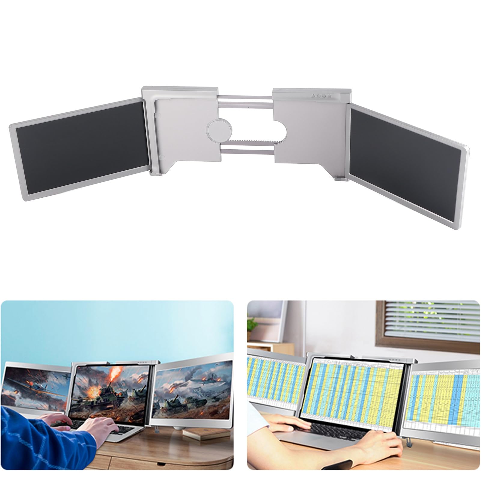 Amazon.co.jp: 12インチラップトップスクリーンエクステンダー、格納式