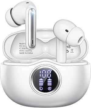 Fhumsh Kabellose Ohrhörer, Bluetooth 5.3 Kopfhörer für Fitnessstudio ...