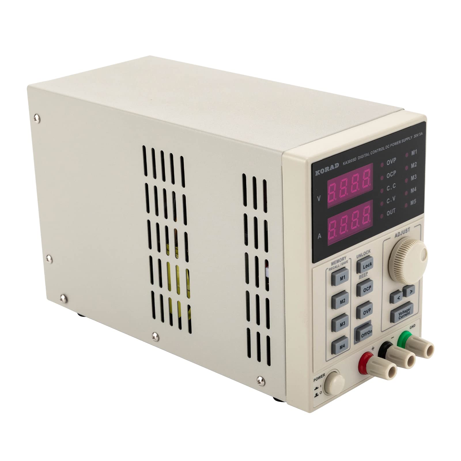 Fonte di programma DC 0-30 V, 0-5 A, programmabile, corrente costante/tensione costante, alimentatore da laboratorio con indicatore LED ad alta precisione, per laptop, telefoni cellulari, rasoi