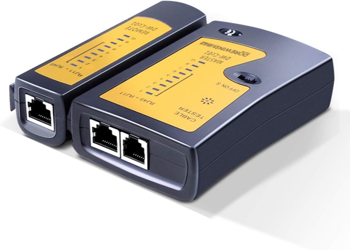 Sheng Jie Network Cable Tester Poe Network Cable Checker Detector Cable Tester Cable Tester Multifunctional Professional Testing Network Cable Broadband Signal On-Off Tool Tester Cable Finder Checker