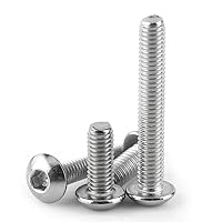 Vista 3 de Juego de pernos y tuercas, 340 piezas M3 de acero inoxidable SS304 cabeza de botón hexagonal tornillo tornillo tuerca surtido kit utilizado