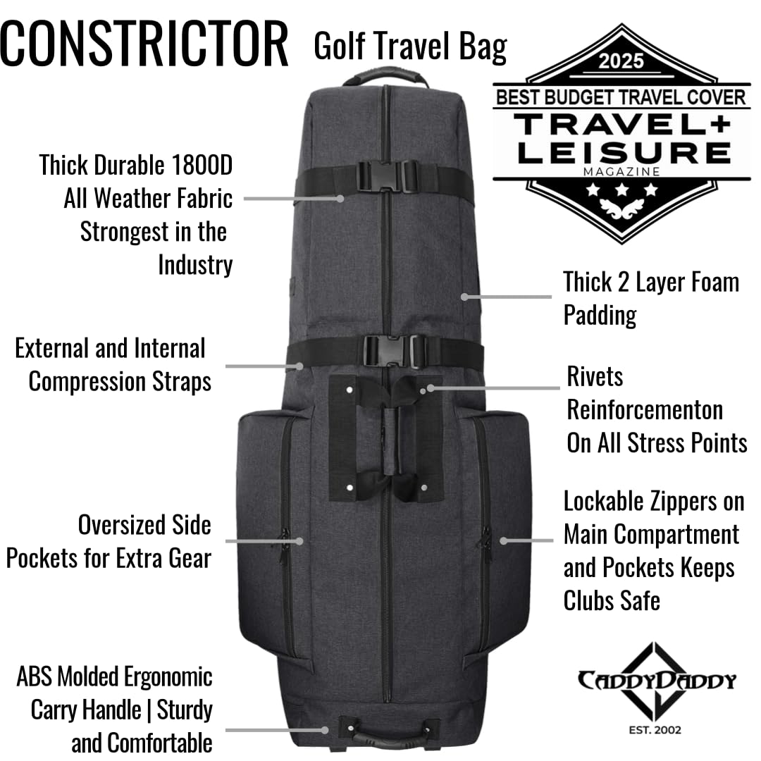 CaddyDaddy Golf Constrictor 2 Golftasche Travel Cover