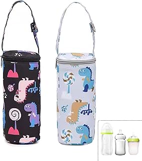 2 Stück Baby Fläschchen Isoliertasche, Isolierende Babyflaschen Tasche, Baby Flaschen Isolierbeutel, Mit Einer Langen Isolationszeit, für Kinderwagen, Kompatibel Mit Vielen Babyflaschen