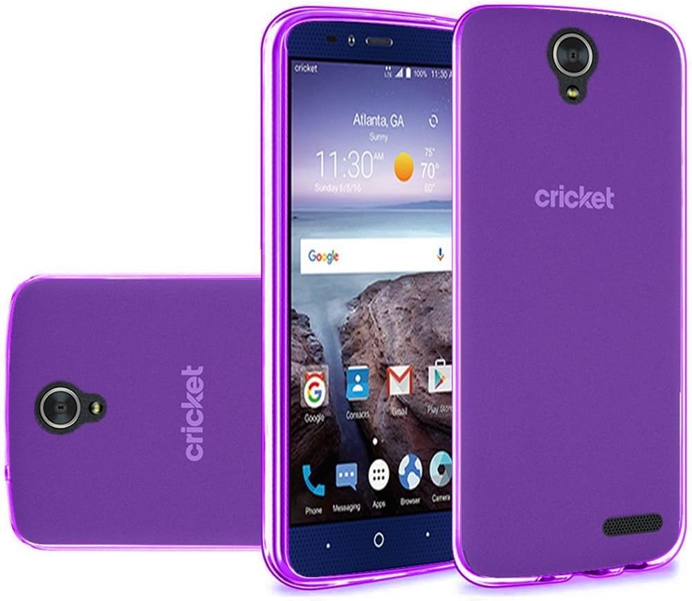 Super Purple Premium TPU Skin Case Cover Protector for ZTE
