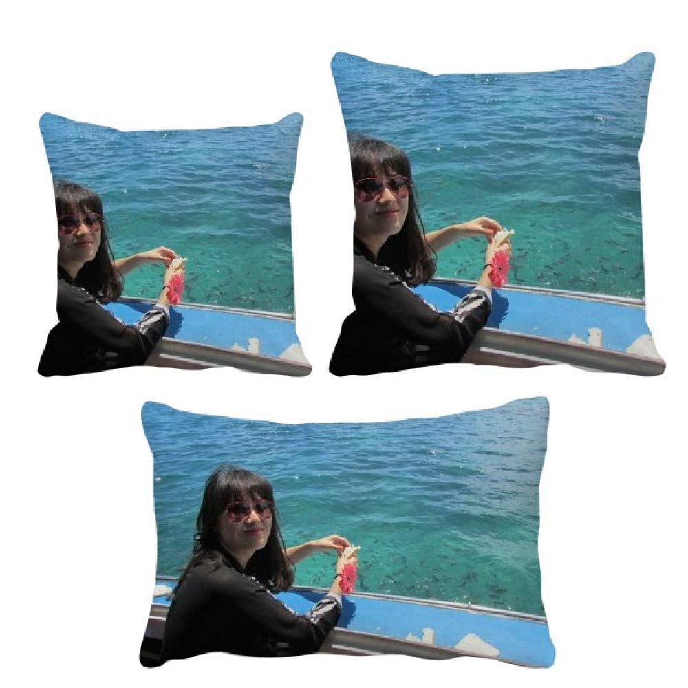 Coussin bateau vague mer Ellie Yao pour decorer votre sofa de salon