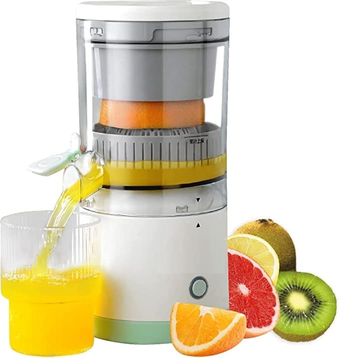 Drumstone 𝐖𝐈𝐓𝐇 𝟏𝟐 𝐘𝐄𝐀𝐑𝐒 𝐖𝐀𝐑𝐑𝐀𝐍𝐓𝐘 Portable Citrus Juicer Extractor - Electric USB Charging, Compact 45W Press with Lockable Spout for Fresh Orange & Lemon Juice t Idea-image-15