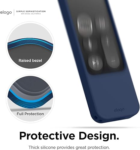 Miniatura 3 de elago R4 - Funda retro para control remoto para Apple TV Siri de 1 generación, diseño clásico de control no funcional, cordón incluido registrado