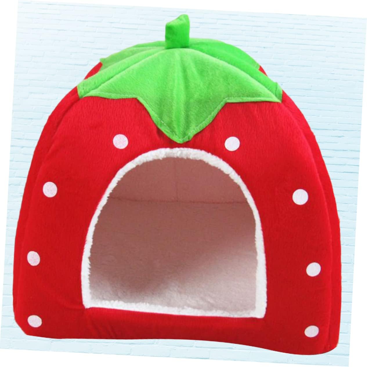 review Dog Sofa Foldable Pet Bed Dog House Heater Strawberry Washable Dog Bed Pet Beds Large Outdoor Dog House Large Dog House Outdoor Waterproof Dog Bed Pink Dog Bed Tent Heating Red