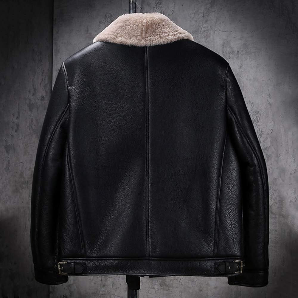 Amazon | [Denny&Dora] 新しいメンズシープスキンシャーリング