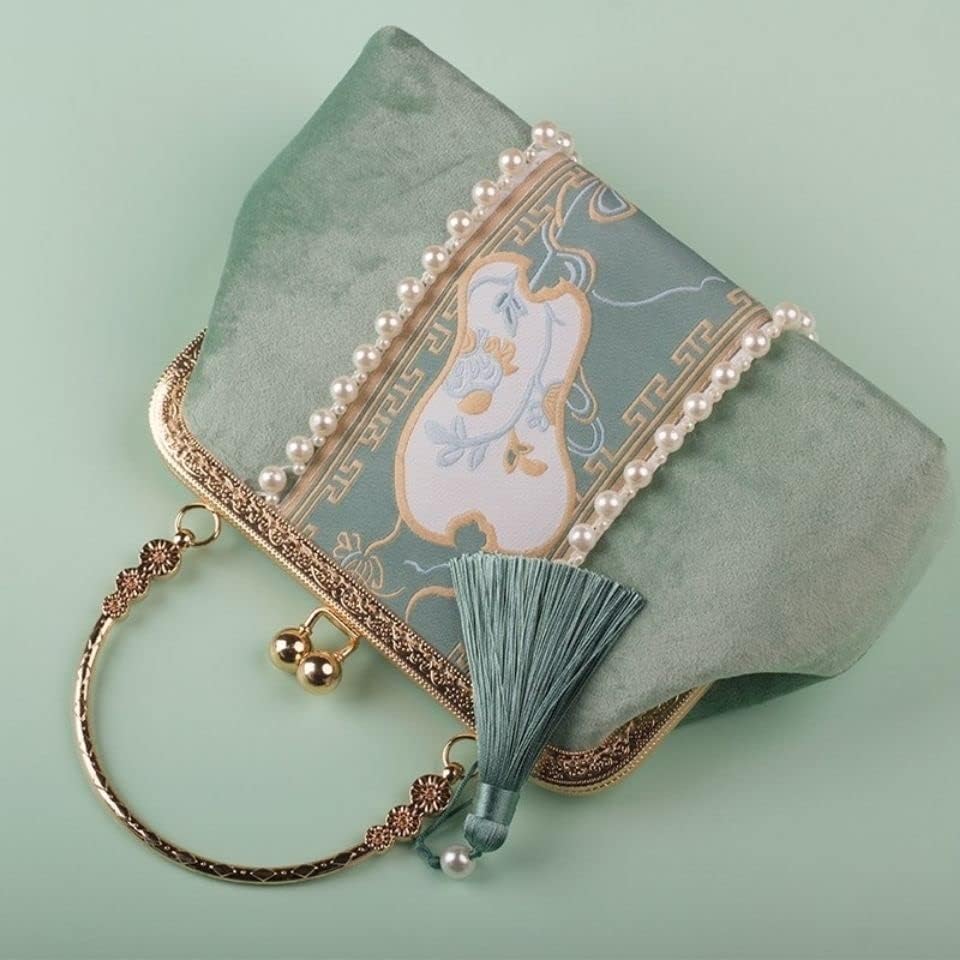 HUFFA Women Fringe Bag Beads Bags Embroidery Chic Lady Vintage Fashion Shoulder Crossbody Bags Women's Handbags