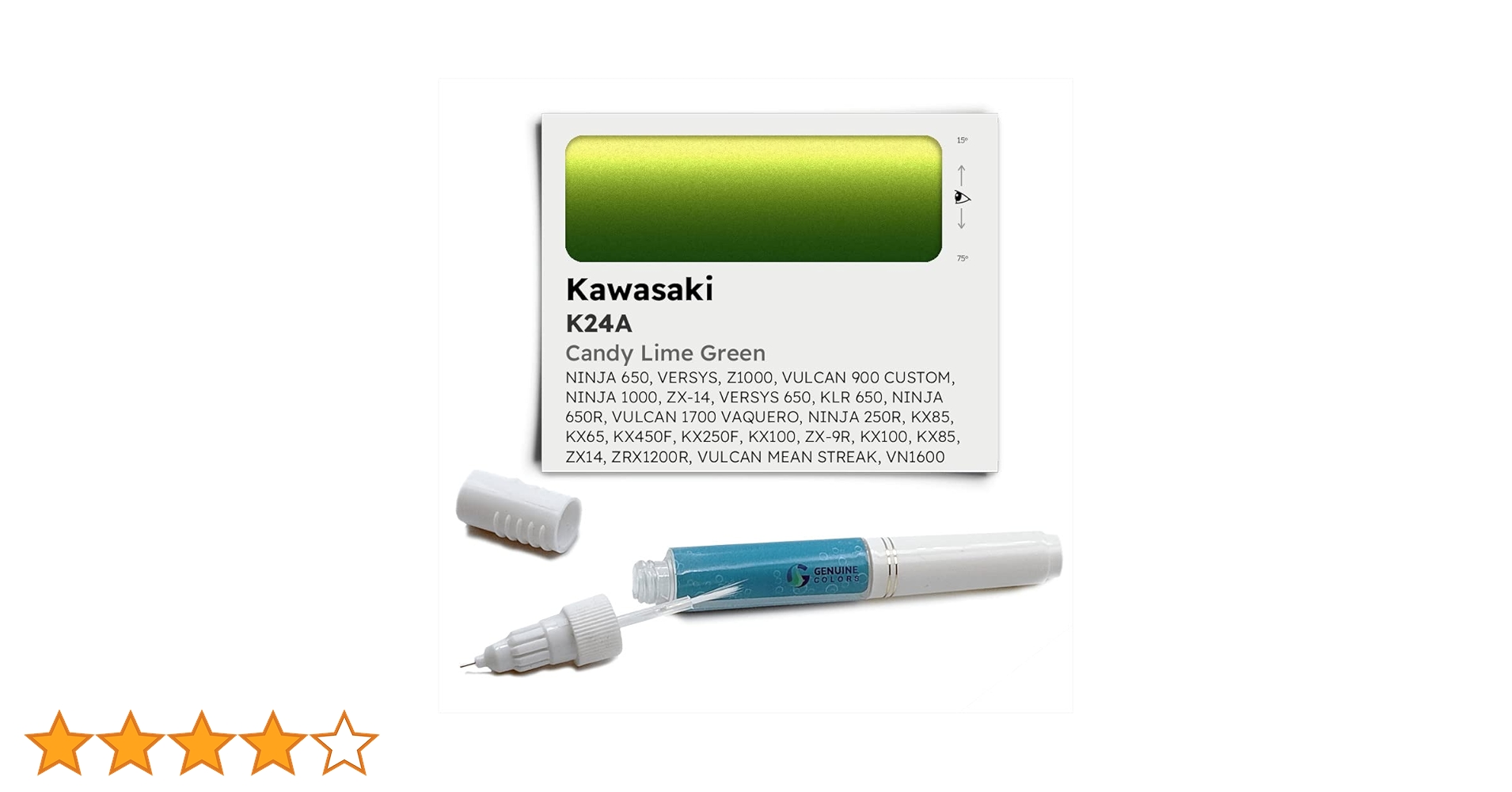 Genuine Colors Touch Up Pen Candy Lime Green K24A Compatible
