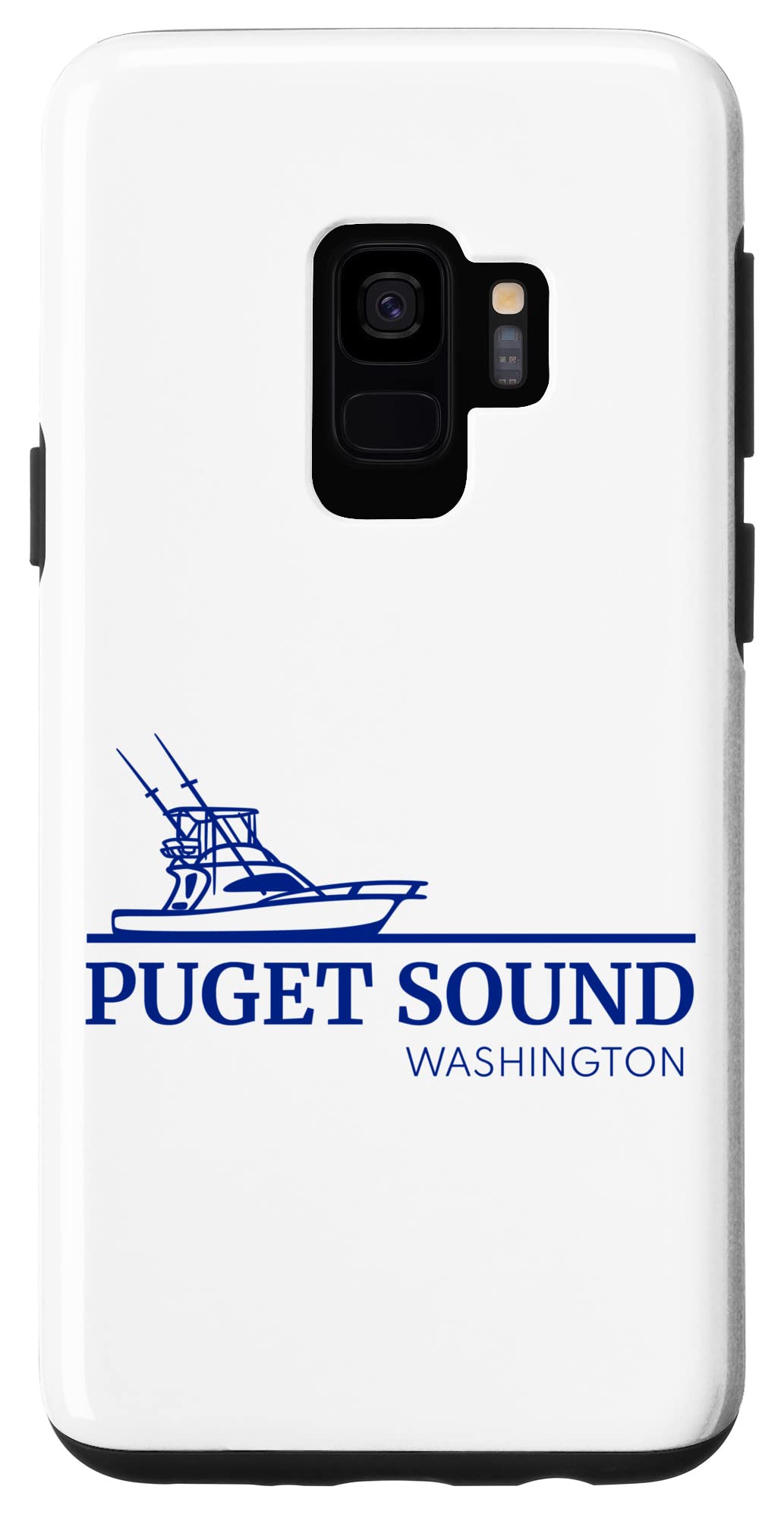 Galaxy S9 Pugot Sound Washington Deep Sea Fishing Sportfisher Boating Case