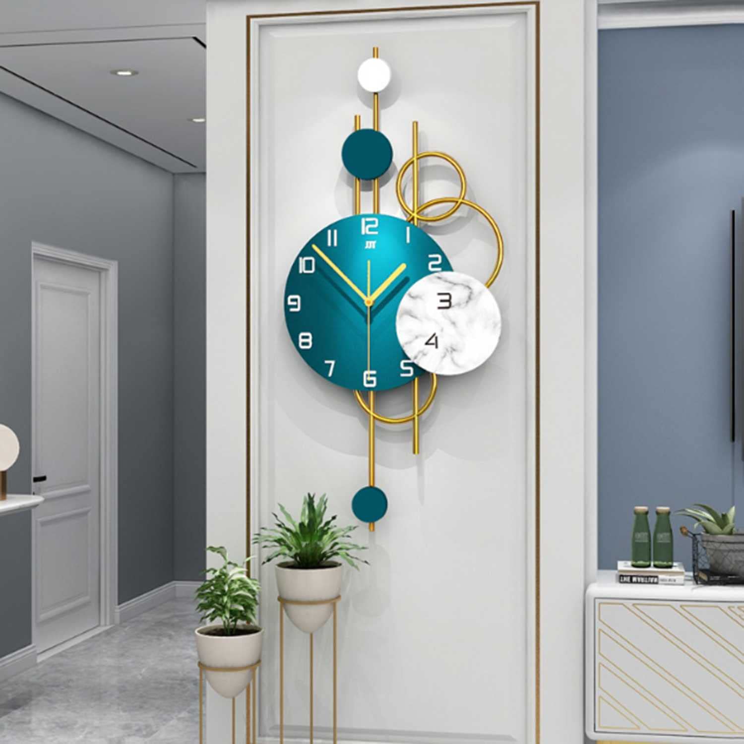 Horloge murale créative pour salon et cuisine design