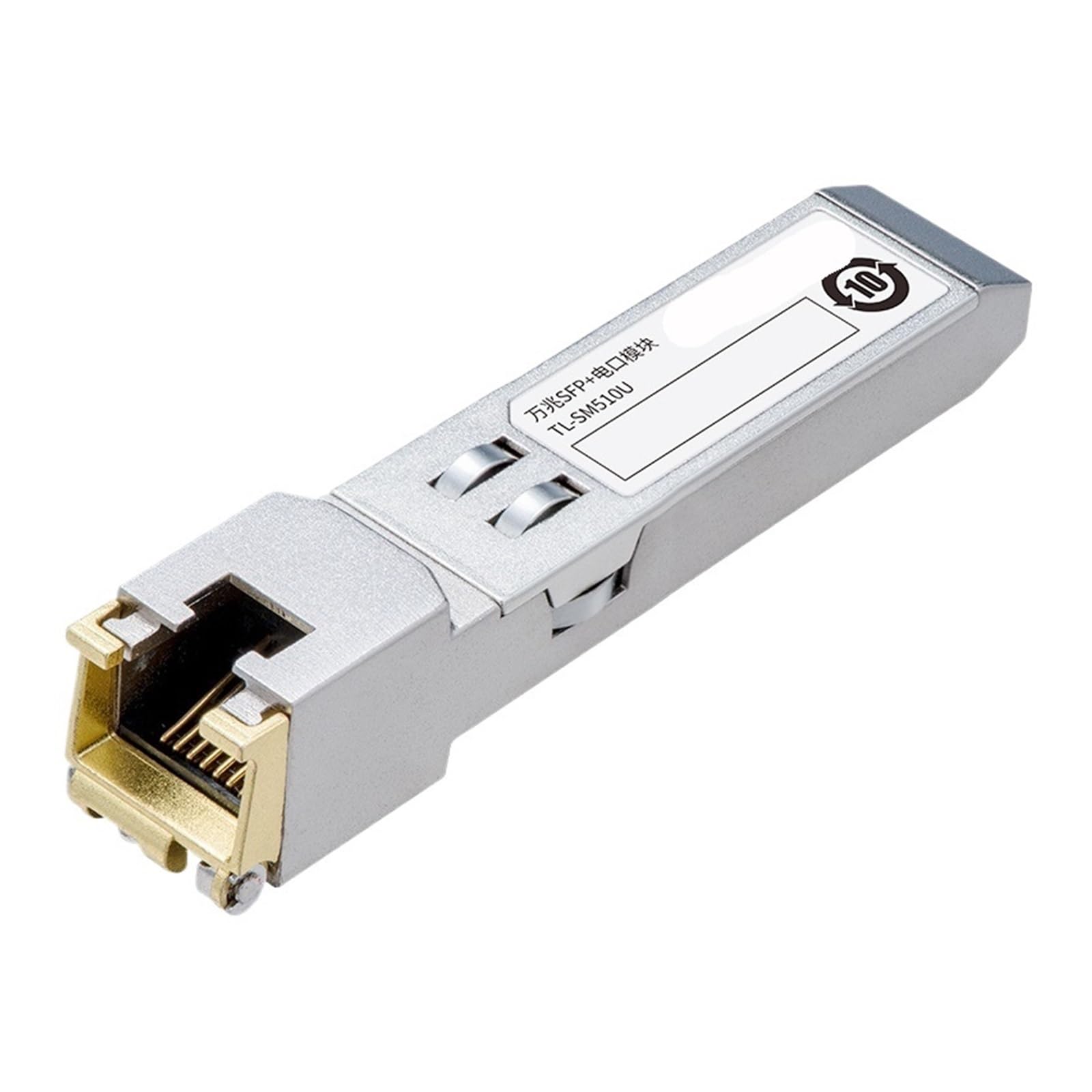 OSHZIKJII 10G Copper s-f.p+ Module 10GBase-Tx 2.5G Fiber Optical RJ45 Ethernet Port 10Gbps Transceiver Module Transmission TL-SM510U(TL-SM510U)