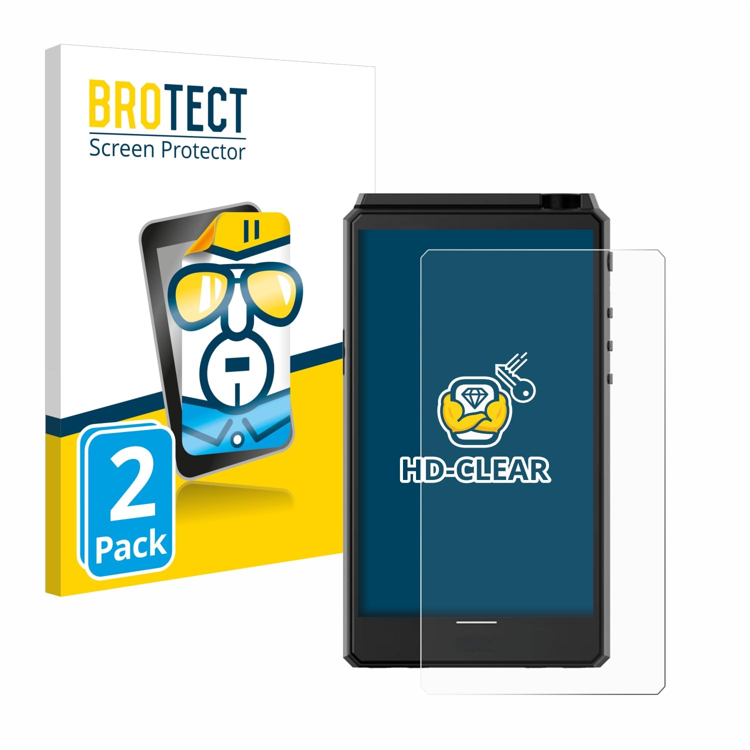 brotect 2-Pack Screen Protector for Hiby R6 III - HD-Clear Protection Film