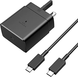45W USB C Super Fast Charger for Samsung Galaxy S23 Ultra/S23+/S23/S22 Ultra/S21/S20/Note20/A54 5G/A53/Z Flip4/Tab S8 Ultra,PPS Charger 2.0 with 6.6ft Charge Cable