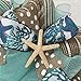 Starfish and Sand Dollar Ribbon Beach Wreath Handmade Deco Mesh 24 inches or 28 inches