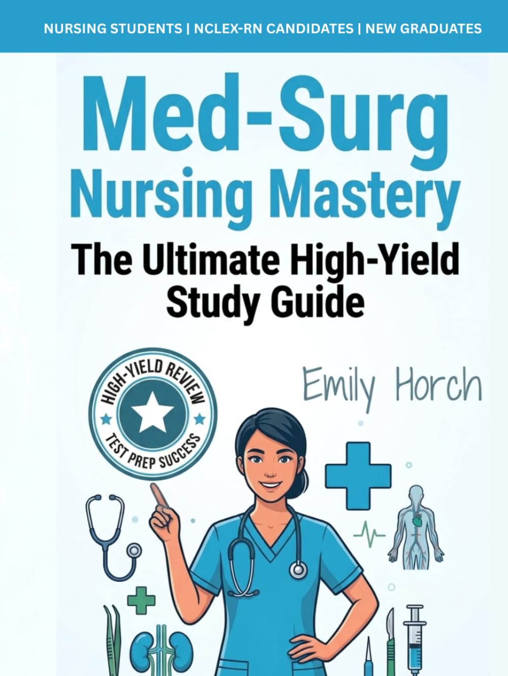 Med-Surg Nursing Mastery: The Ultimate High-Yield Study Guide: A Comprehensive Medical-Surgical Review of All Body Systems and Exam Essentials for ... & NCLEX-RN Prep. (Nursing School Bundle)