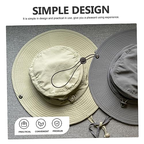 Corde pour chapeaux réglable, support de lunettes extensible et clips étanches pour le plein air - 4